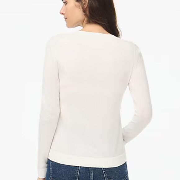 J. Crew Cotton Teddie sweater Size Large - Picture 2 of 10